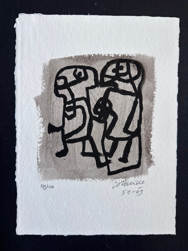Corneille litho 2 stuks inclusief boek, Ophalen of Verzenden