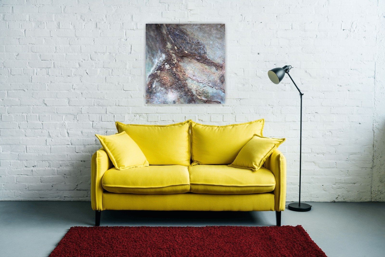 Abstract Schilderij met Textuur, Ophalen of Verzenden