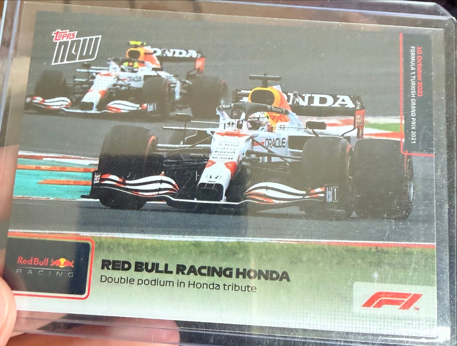 Max Verstappen 062 Topps Now F1 Turkse GP 2021, Ophalen of Verzenden, Zo goed als nieuw, Formule 1