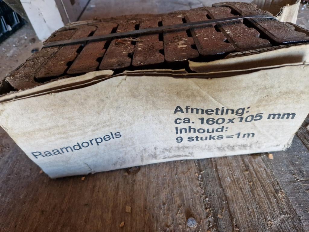 Raamdorpels 160x105 mm terca, Doe-het-zelf en Verbouw, Ophalen, Nieuw, Minder dan 80 cm, Overige typen