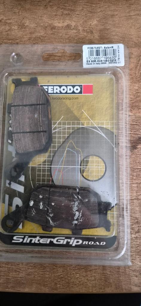 Ferodo SinterGrip ROAD remblokken - Nieuw in verpakking, Motoren, Ophalen of Verzenden, Nieuw