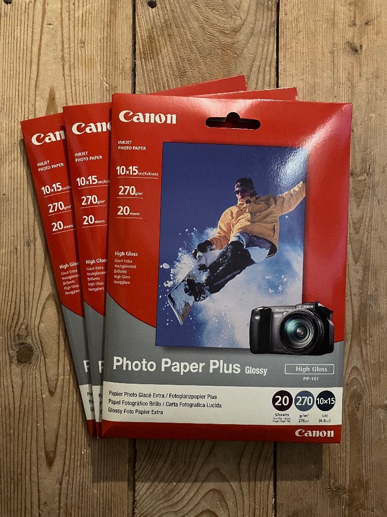 Canon fotopapier, Nieuw, Glanzend, Ophalen of Verzenden, 10 x 15 cm