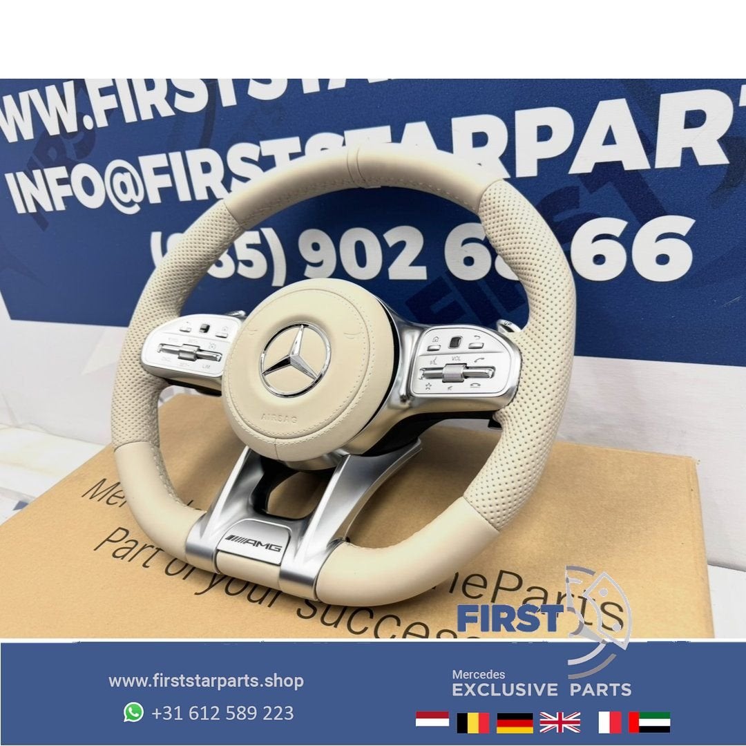 2023 AMG STUUR BEIGE A35 A45 CLA45 C63 E63 GLC63 GLE63 GT63, Gebruikt, -, Ophalen of Verzenden, -