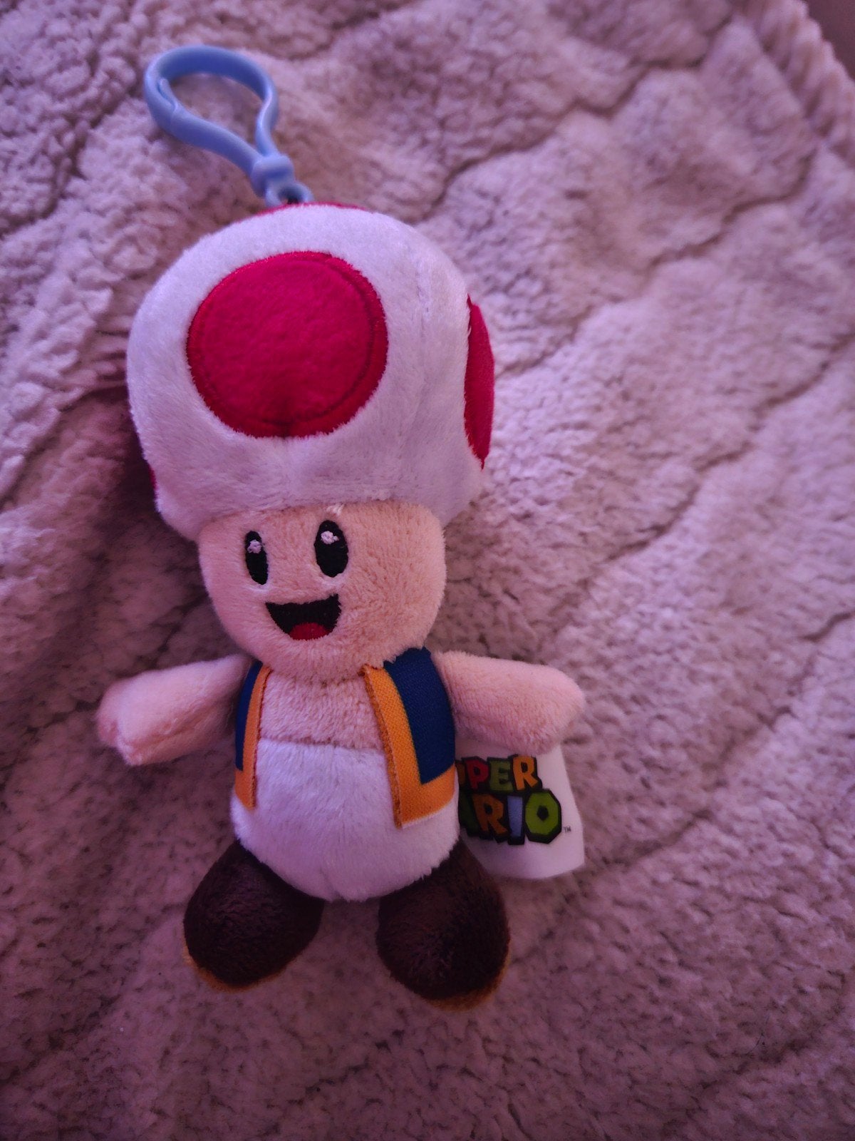 Super Mario Toad knuffel sleutelhanger, Ophalen of Verzenden
