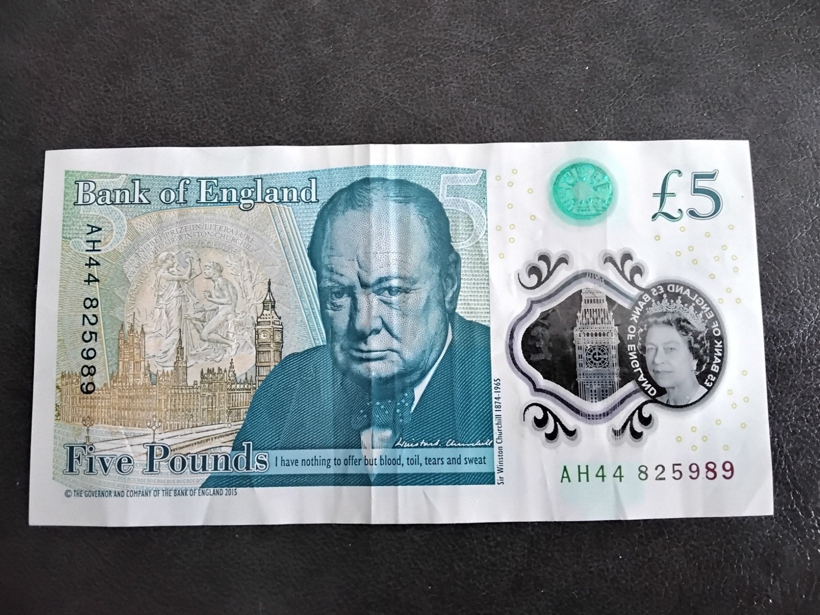 England 5 ponds biljet, Postzegels en Munten, Bankbiljetten | Europa | Niet-Eurobiljetten, Verzenden, Overige landen, Los biljet