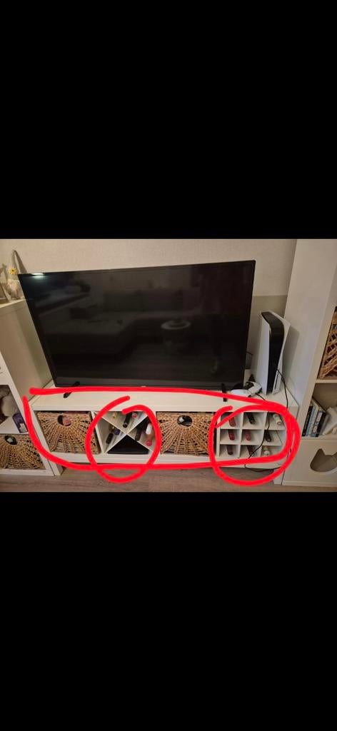 Ikea kallax inzets 2x, Ophalen of Verzenden