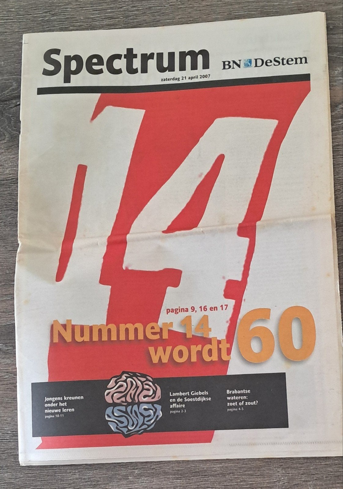 Spectrum BN DeStem: Johan Cruijff 60 jaar (2007), Ophalen of Verzenden, Ajax