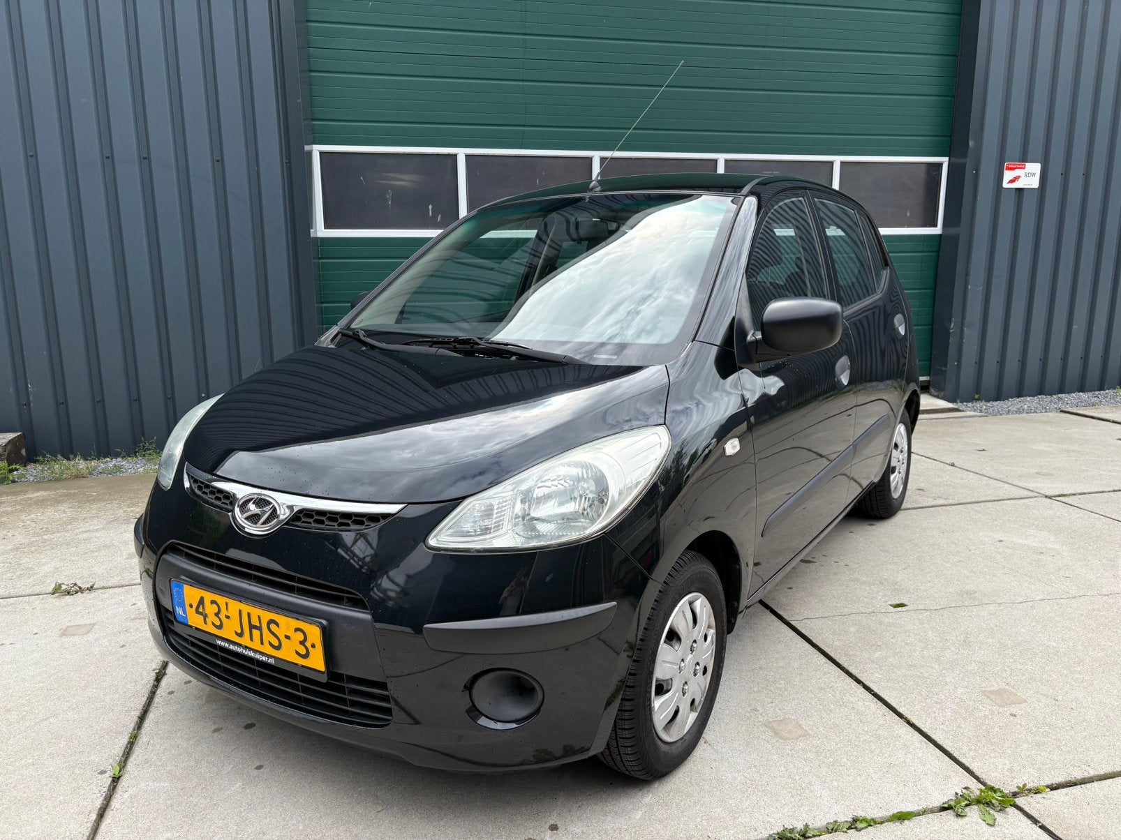 Hyundai i10 | 5DR 2009 Zwart | AIRCO | NL AUTO, Auto's, Hyundai, Voorwielaandrijving, Stof, 31 €/maand, 400 kg