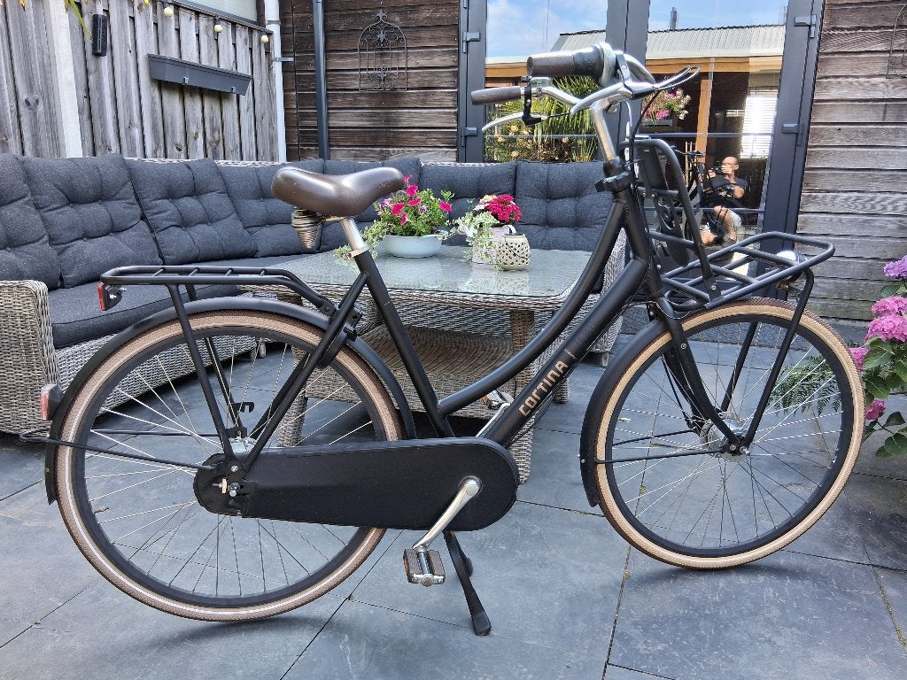 Cortina U4 damesfiets 57 cm. te koop., Versnellingen, 56 cm of meer, Zo goed als nieuw, Schijfrem