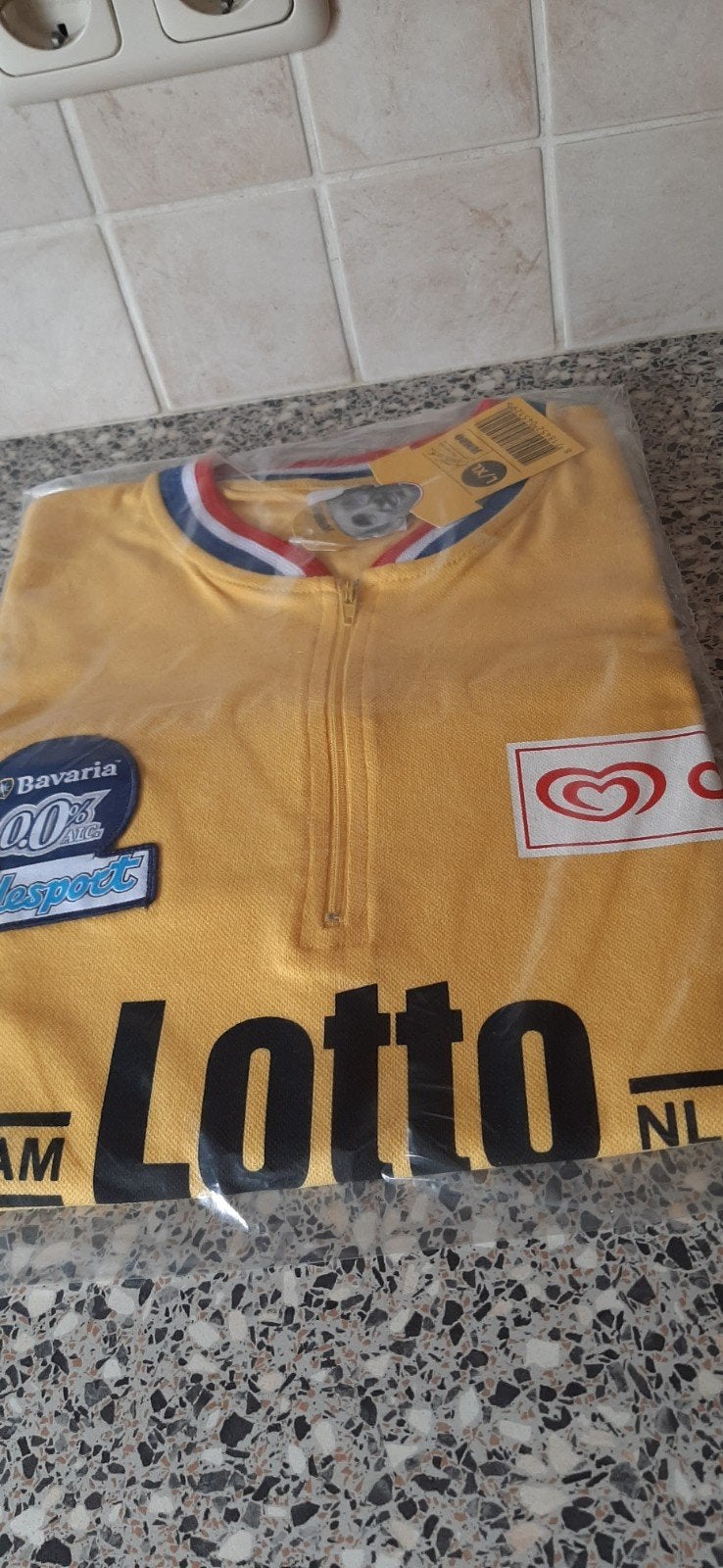 Jumbo Lotto team wielershirt, Fietsen en Brommers, Fietsaccessoires | Fietskleding, Ophalen of Verzenden, Nieuw, XL, Bovenkleding