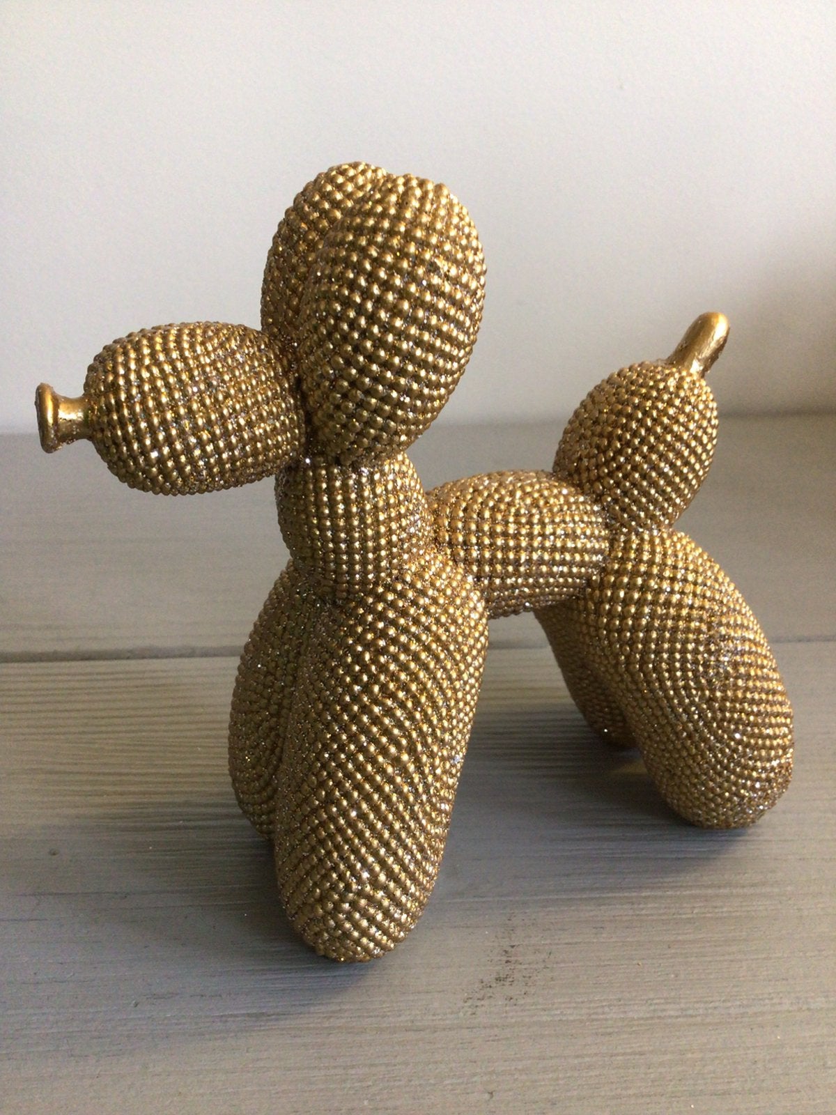 Balloon Dog beeld Jeff Koons goudkleurig hond goud KOOPJE, Ophalen of Verzenden, Nieuw, Dier