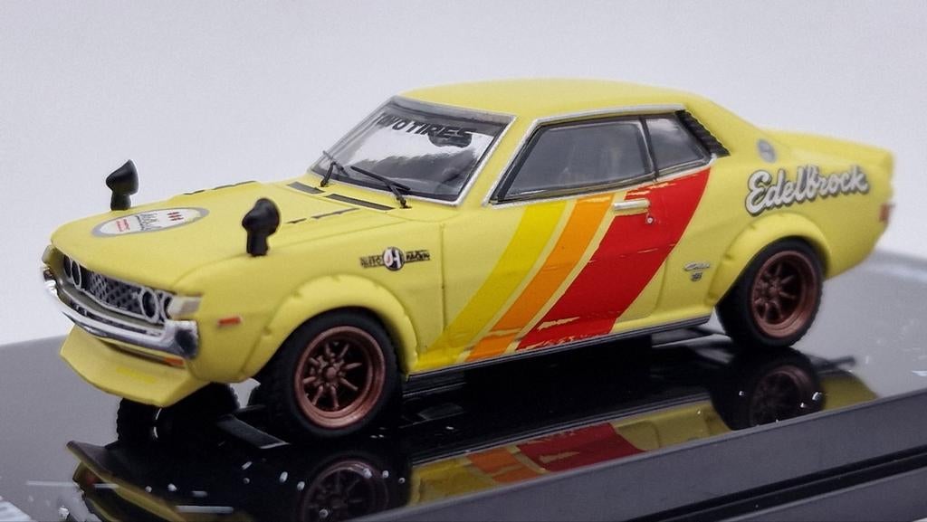 Inno64 Toyota Celica 1600GT TA22 *Edelbrock* 1:64, Auto, Onbekend, Nieuw, Ophalen of Verzenden