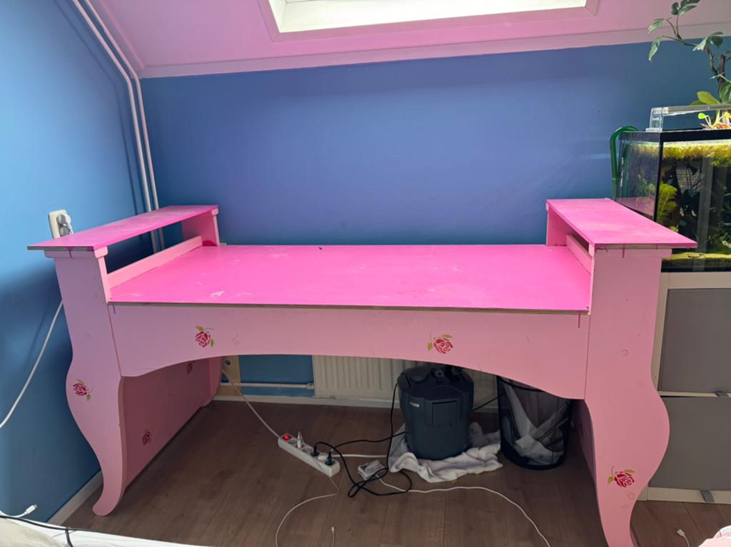 Kinderbed om te toveren tot bureau, Kinderen en Baby's, Kinderkamer | Stapelbedden en Hoogslapers, Ophalen, Gebruikt, Hoogslaper