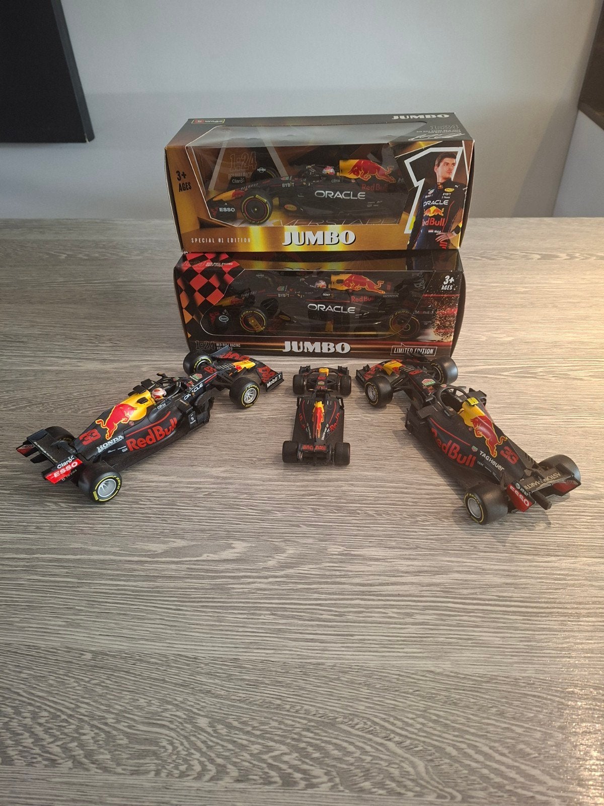 Red Bull Racing F1 modelauto's - Max Verstappen, Ophalen of Verzenden, Zo goed als nieuw