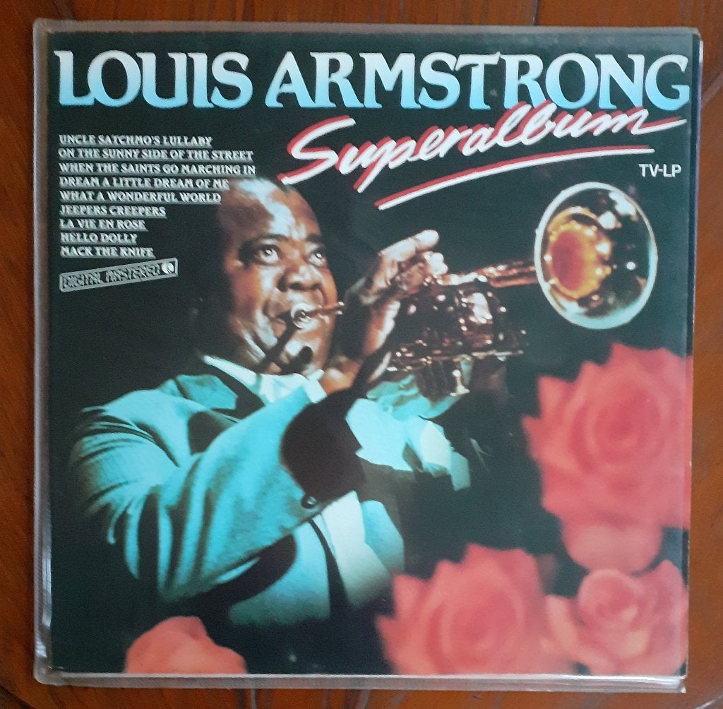 LP Louis Armstrong Superalbum, LP, Ophalen of Verzenden, Zo goed als nieuw, 12 inch