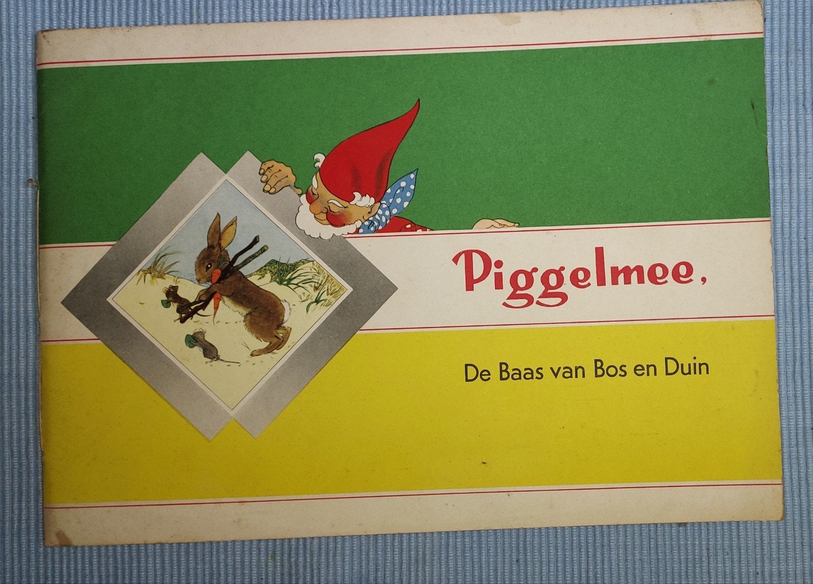 Plaatjesalbum Piggelmee - De Baas van Bos en Duin (1951) -, Ophalen of Verzenden, Gelezen, Van nelle, Plaatjesalbum