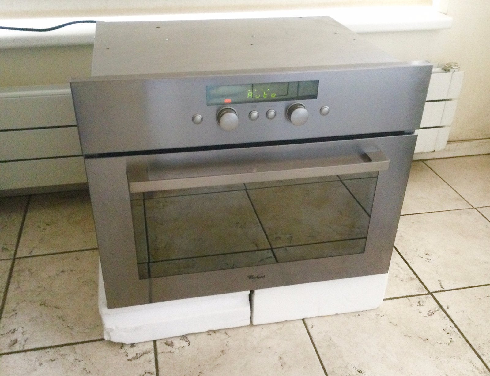Whirlpool combi magnetron oven, Witgoed en Apparatuur, Magnetrons, Ophalen, Combimagnetron, Crisp, Zo goed als nieuw