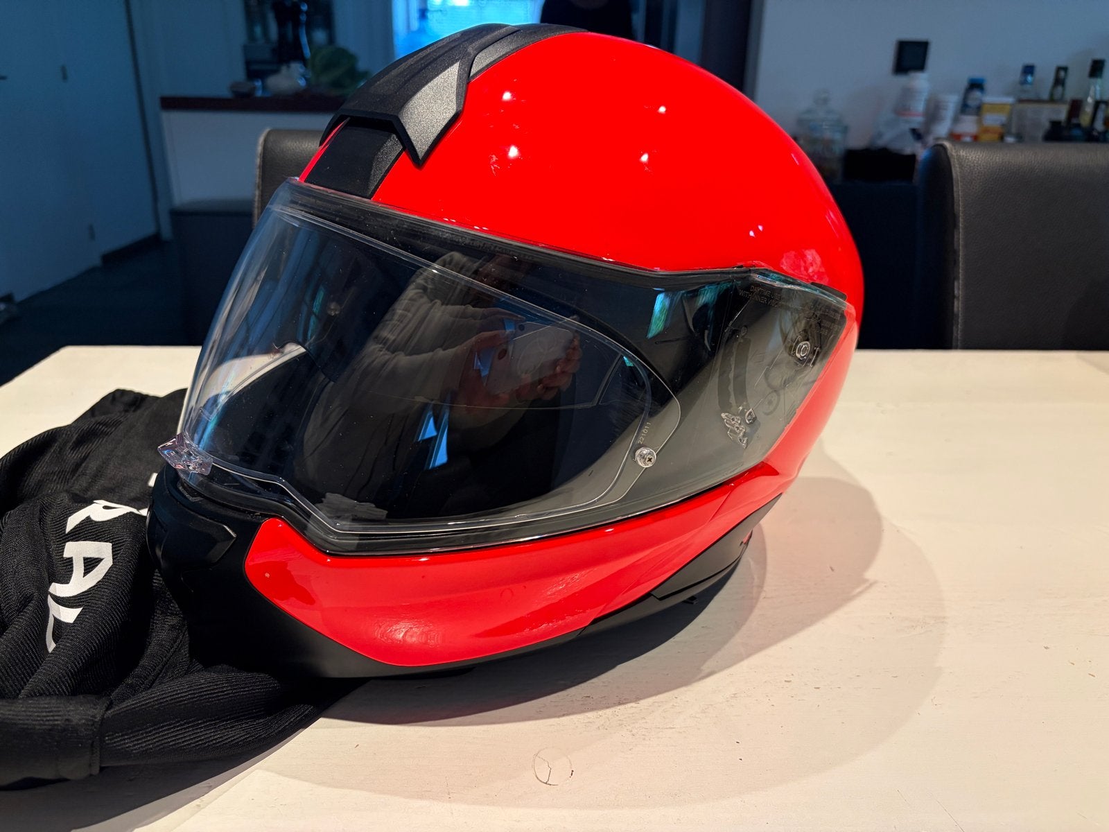 BMW Motorrad System 7 Carbon XL 61/62 - Oranje, Overige merken, M, Systeemhelm, Heren
