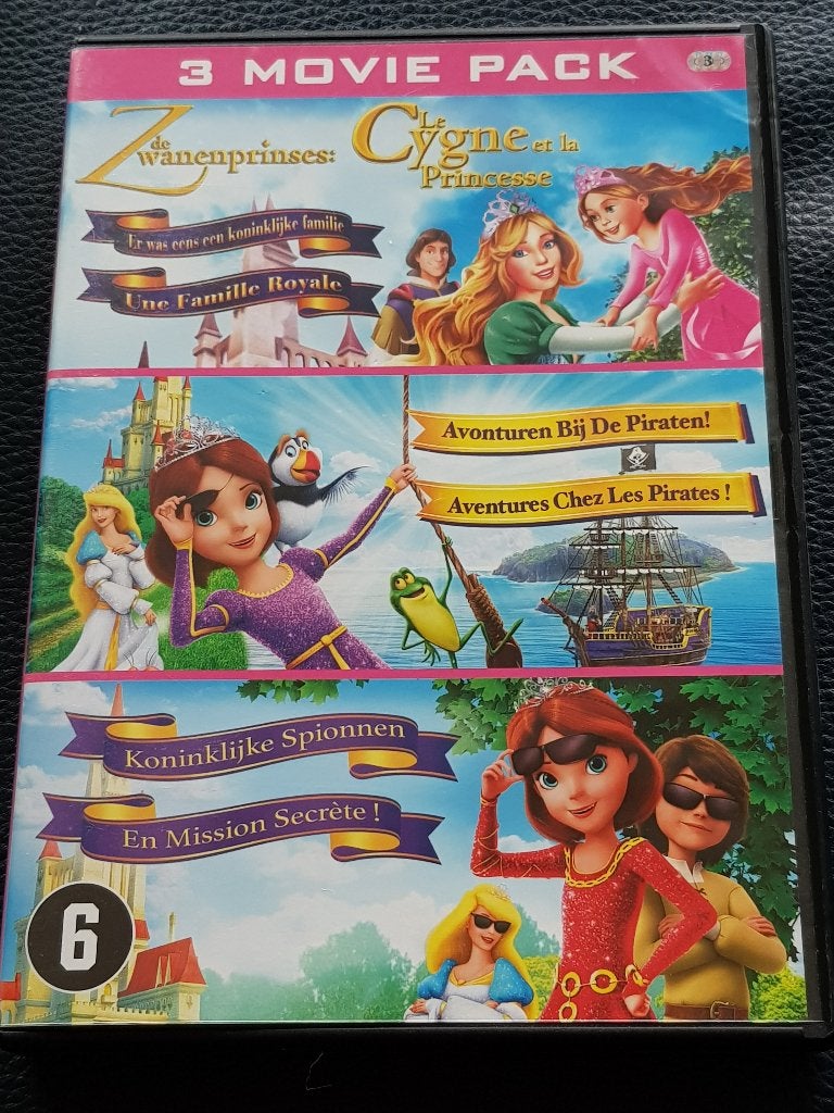 de zwanenprinses , 3 pack en los, het geheim van het kaste, Alle leeftijden, Ophalen of Verzenden, Zo goed als nieuw