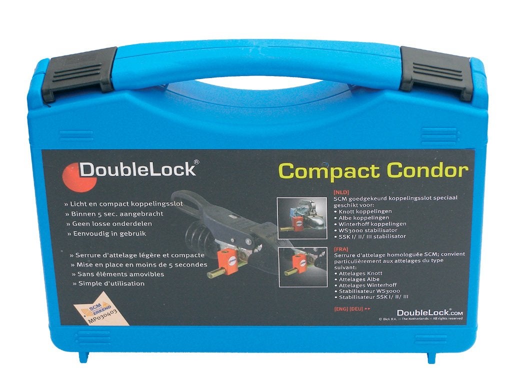 DoubleLock Compact Condor Koppelingsslot SCM-goedgekeurd, Ophalen of Verzenden, Gebruikt