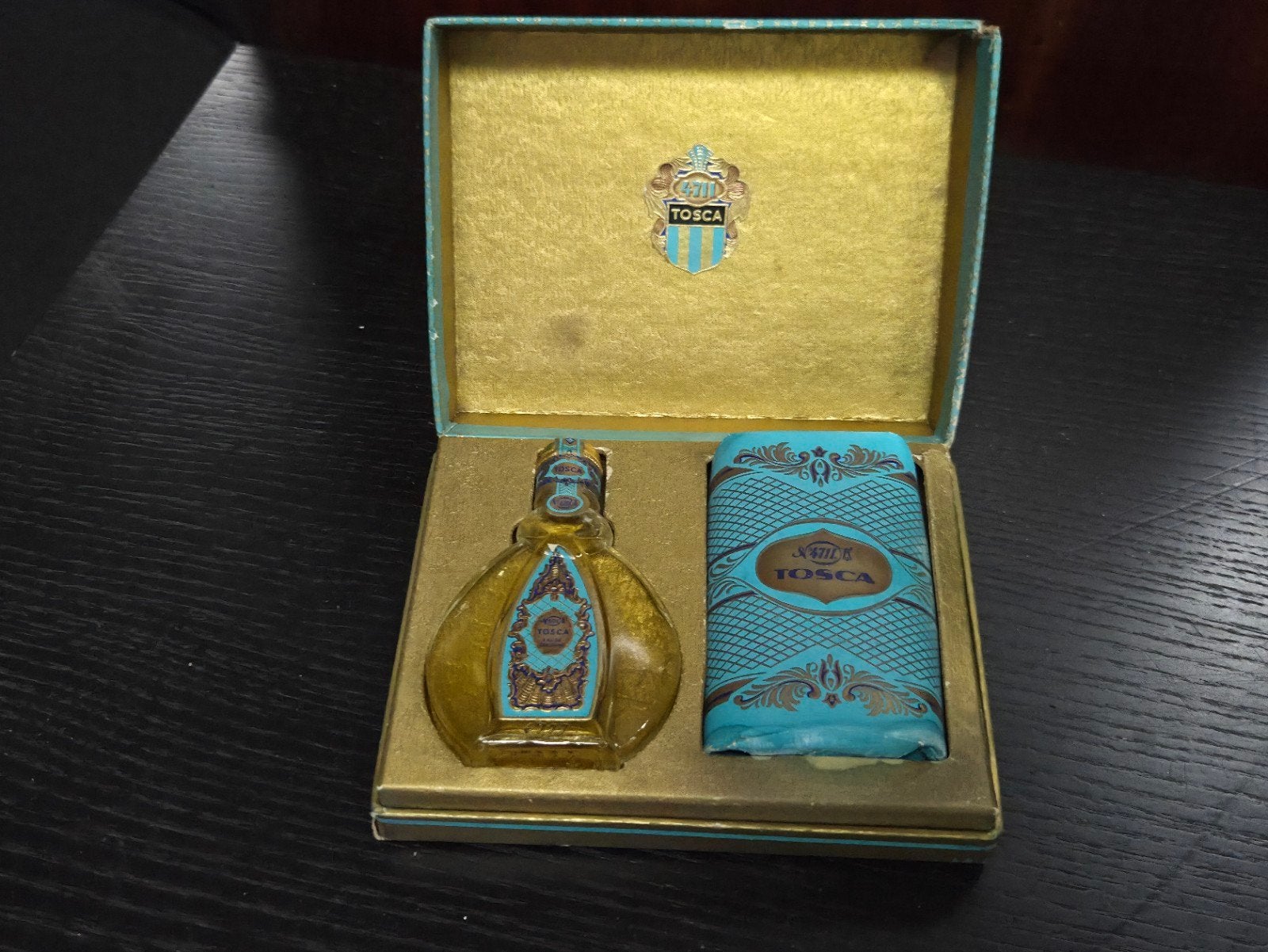 Vintage 4711 Tosca Eau de Cologne & Zeep Set, Ophalen of Verzenden, Gebruikt