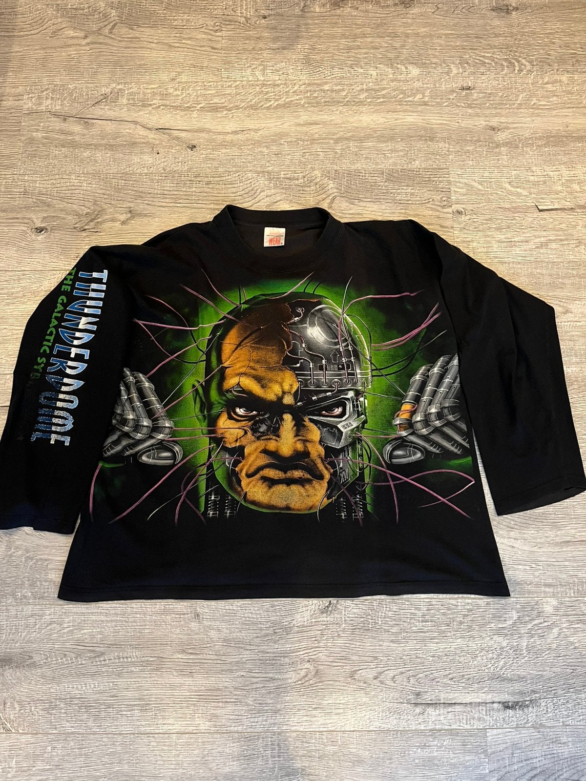 Thunderdome XVI: The Galactic Cyberdeath longsleeve, Ophalen of Verzenden, Gedragen, Maat 56/58 (XL), Zwart