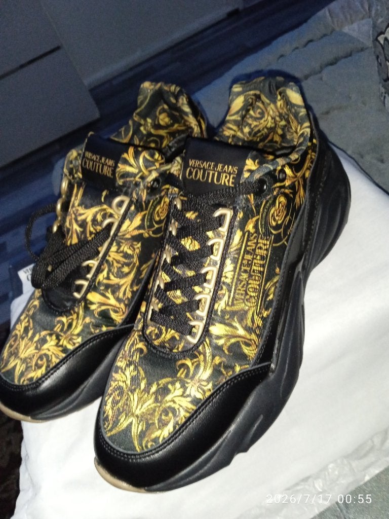 Tekoop nieuw in doos Versace sneakers, Ophalen, Zwart, Nieuw, Sneakers of Gympen