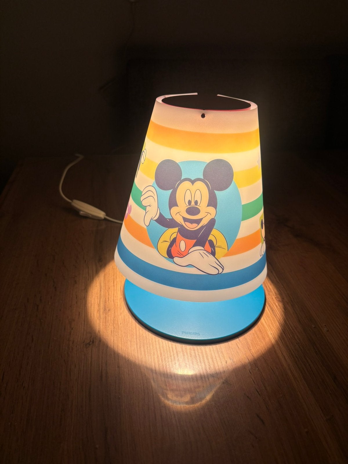 Mickey mouse nachtlampje, Ophalen of Verzenden, Gebruikt