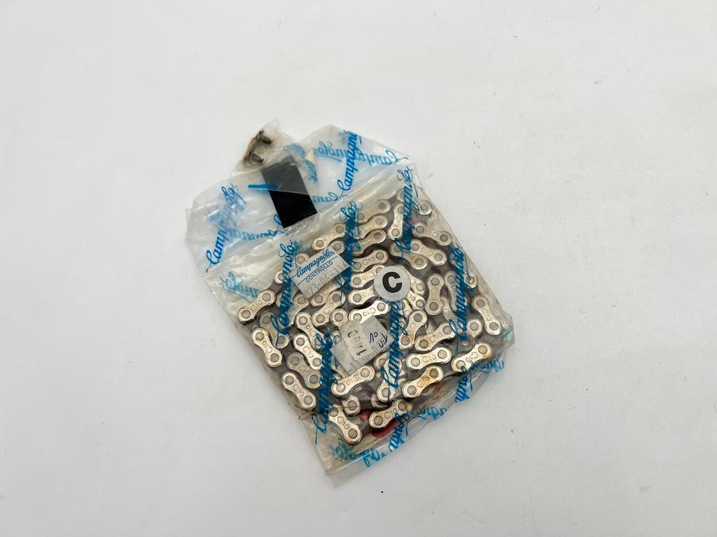 Camapgnolo NOS 10s ketting met slotje, Ophalen of Verzenden, Zo goed als nieuw, Zilver, Overige materialen