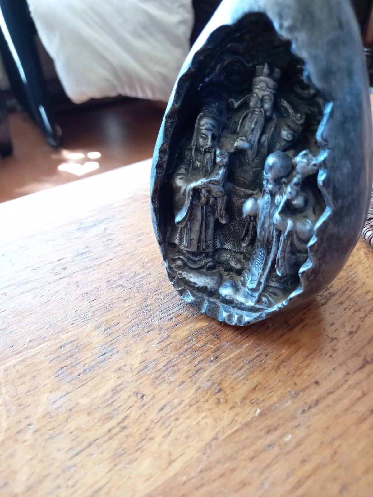 groot ei met heilige uit gebeeld, Ophalen of Verzenden
