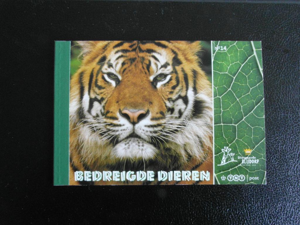 PR14 Prestigeboekje Bedreigde Dieren 2006 Postfris, Ophalen of Verzenden, Na 1940, Postfris