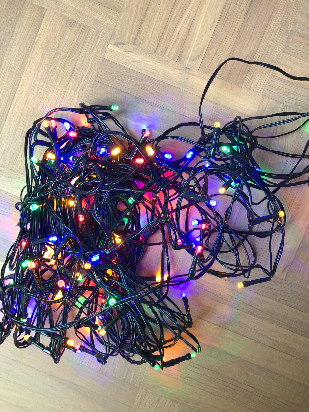 LED kerstverlichting multicolor - 8 lichtstanden, Ophalen of Verzenden
