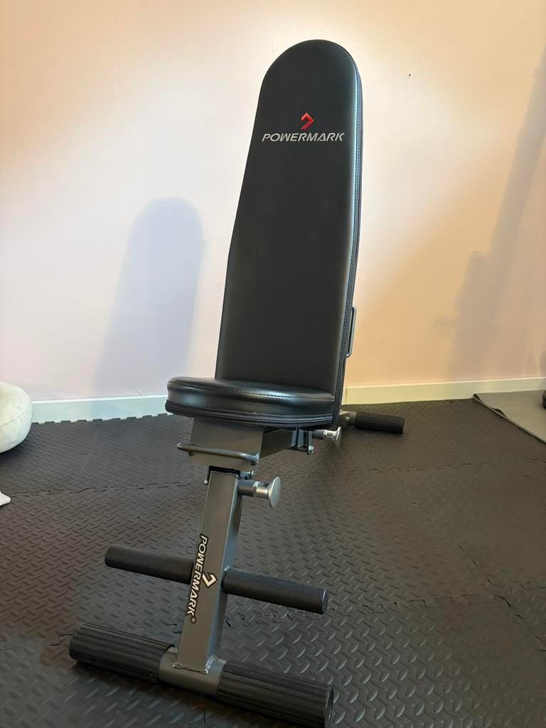 Powermark Halterbank, Ophalen, Zo goed als nieuw, Fitnessbank
