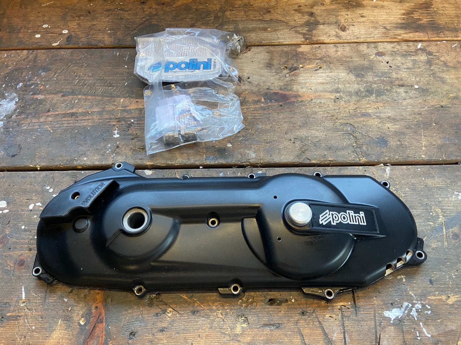 Polini evolution carterdeksel minarelli horizontaal, Fietsen en Brommers, Brommeronderdelen | Scooters, Zo goed als nieuw, Yamaha