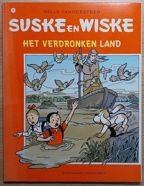 Suske & Wiske 263 - Het verdronken land, Willy Vandersteen, Eén stripboek, Ophalen of Verzenden, Zo goed als nieuw