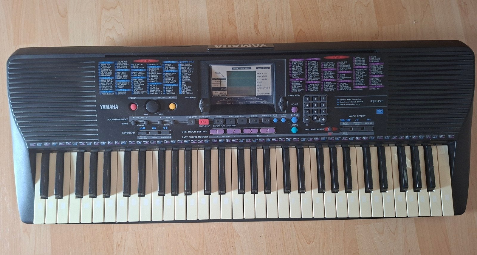yamaha PSR-220  keyboard, Ophalen, Gebruikt, 61 toetsen, Yamaha