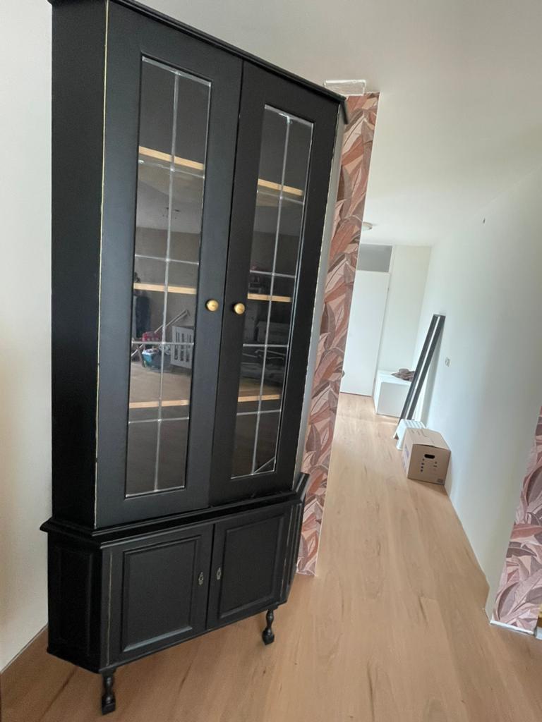 Hoekkast opmaat, Ophalen, Gebruikt, 50 tot 100 cm, Glas
