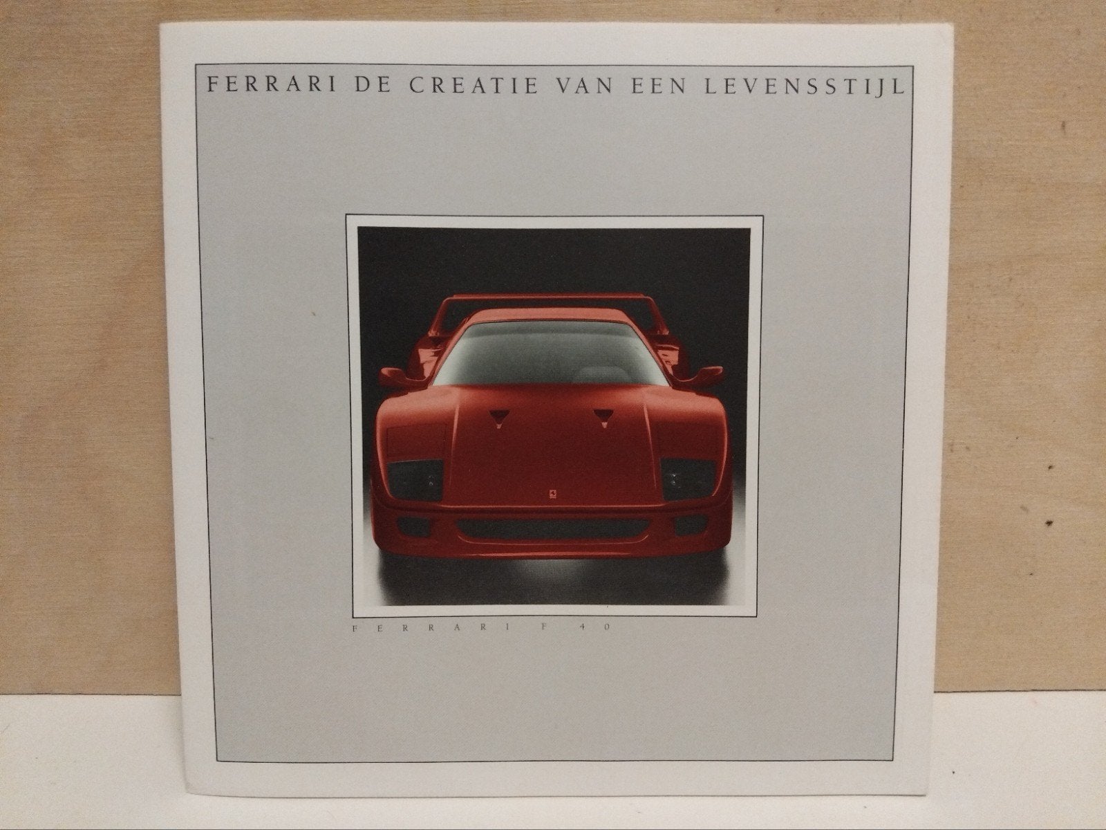 Ferrari Kroymans folder brochure Testarossa 412 328 Mondial, Ophalen of Verzenden, Zo goed als nieuw, Ferrari, Kroymans Ferrari