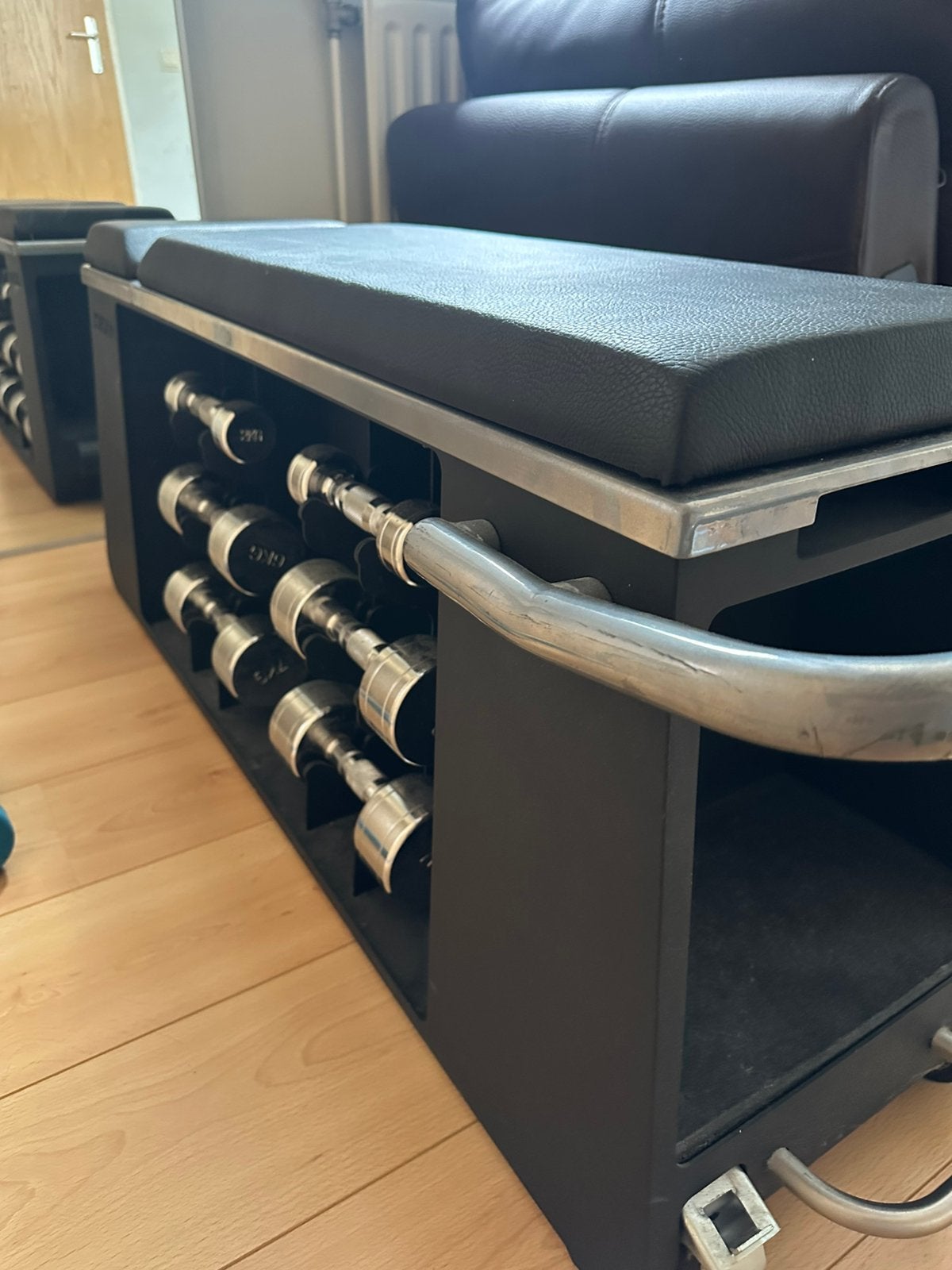 Jordan Hiit Bench Fitnessbank / storage unit /  halterbank, Ophalen, Krachtstation, Benen, Zo goed als nieuw