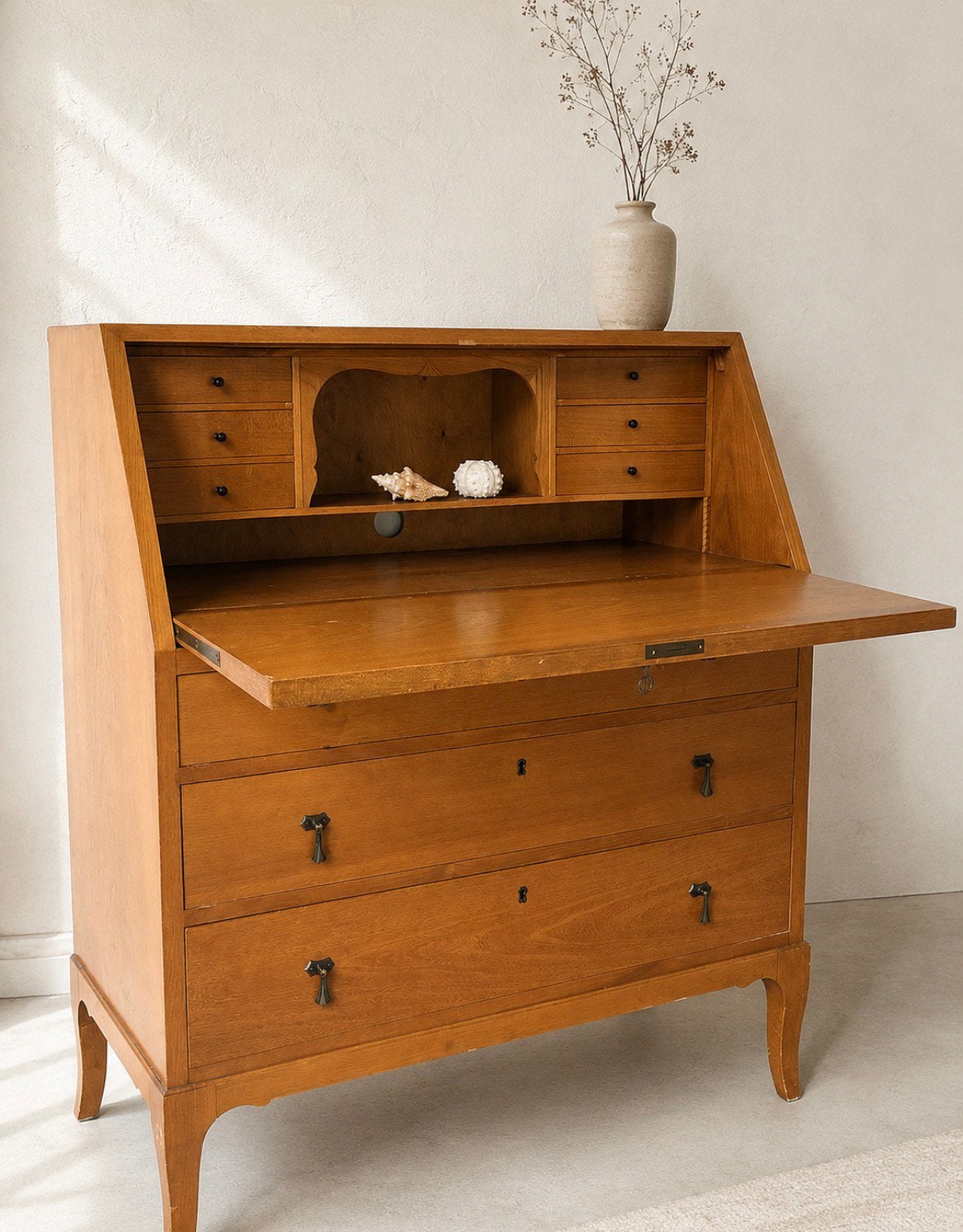 Zweeds vintage secretaire– Petterson & Nilson, Ophalen of Verzenden, Zo goed als nieuw