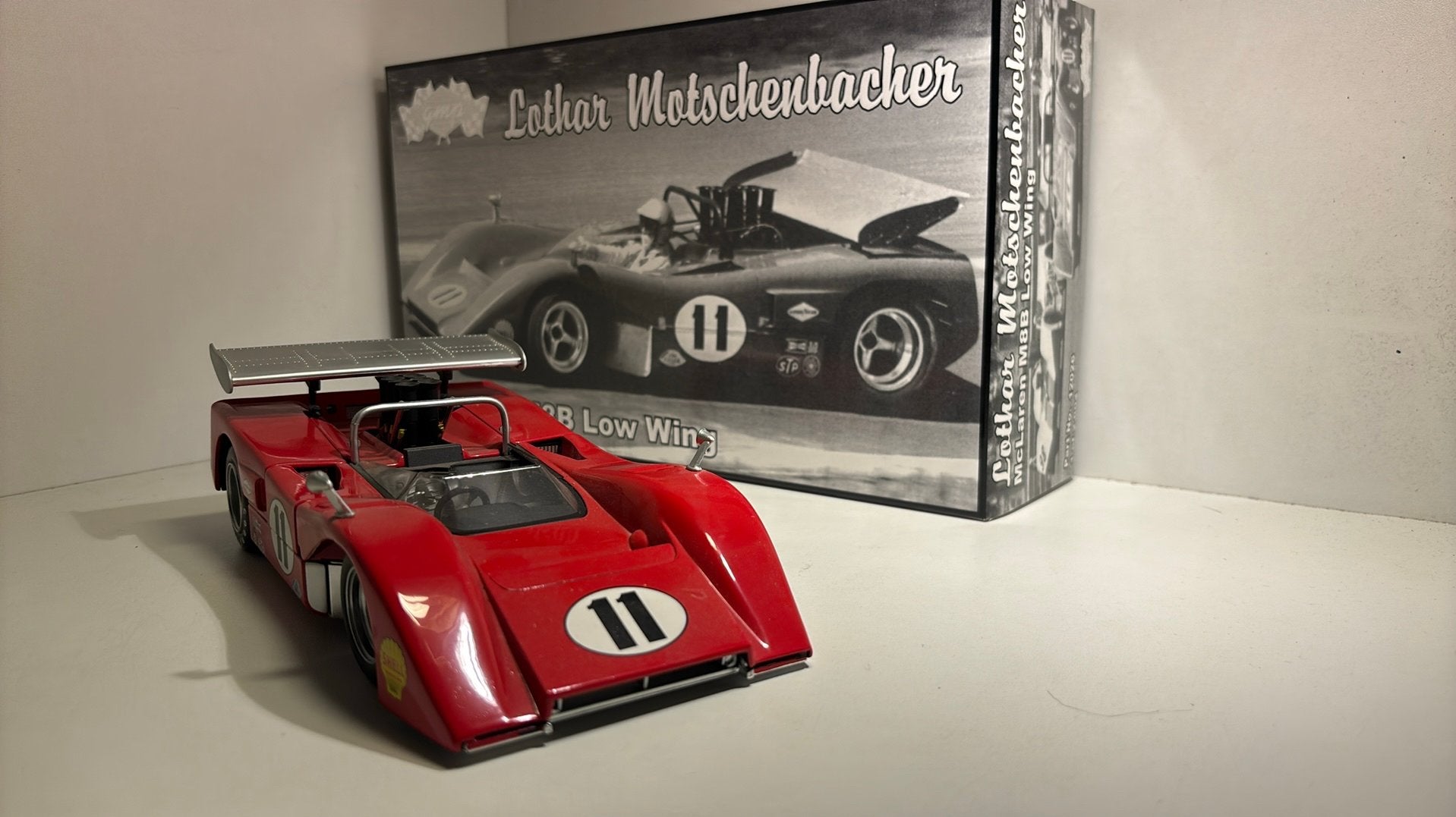 McLaren m8b low wing #11 GMP 1.18, Hobby en Vrije tijd, Ophalen of Verzenden, A, A, A