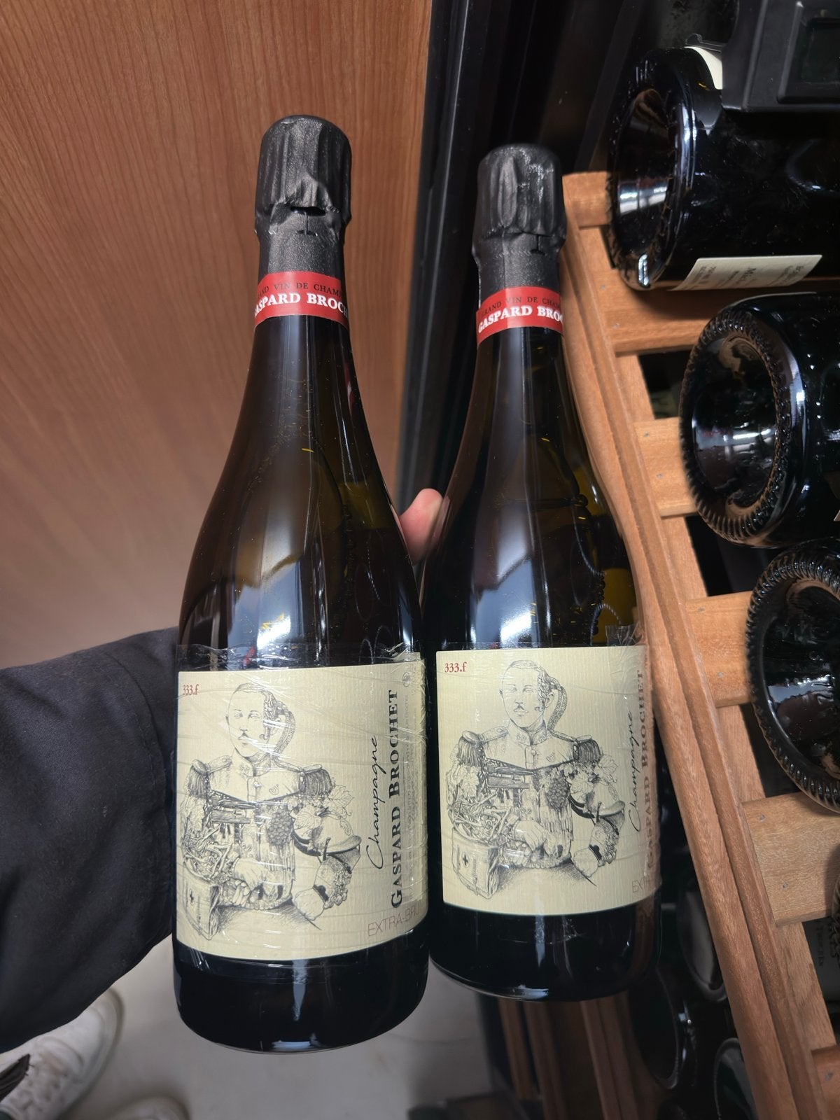 Champagne Gaspard Brochet 333.f, Ophalen of Verzenden, Nieuw, Frankrijk, Champagne