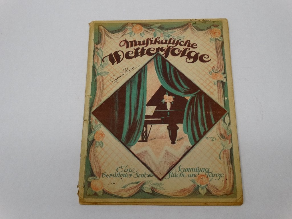 Musikalische Welterfolge oud antiek piano bladmuziek +/-1900, Gebruikt, Klassiek, Ophalen of Verzenden, Artiest of Componist