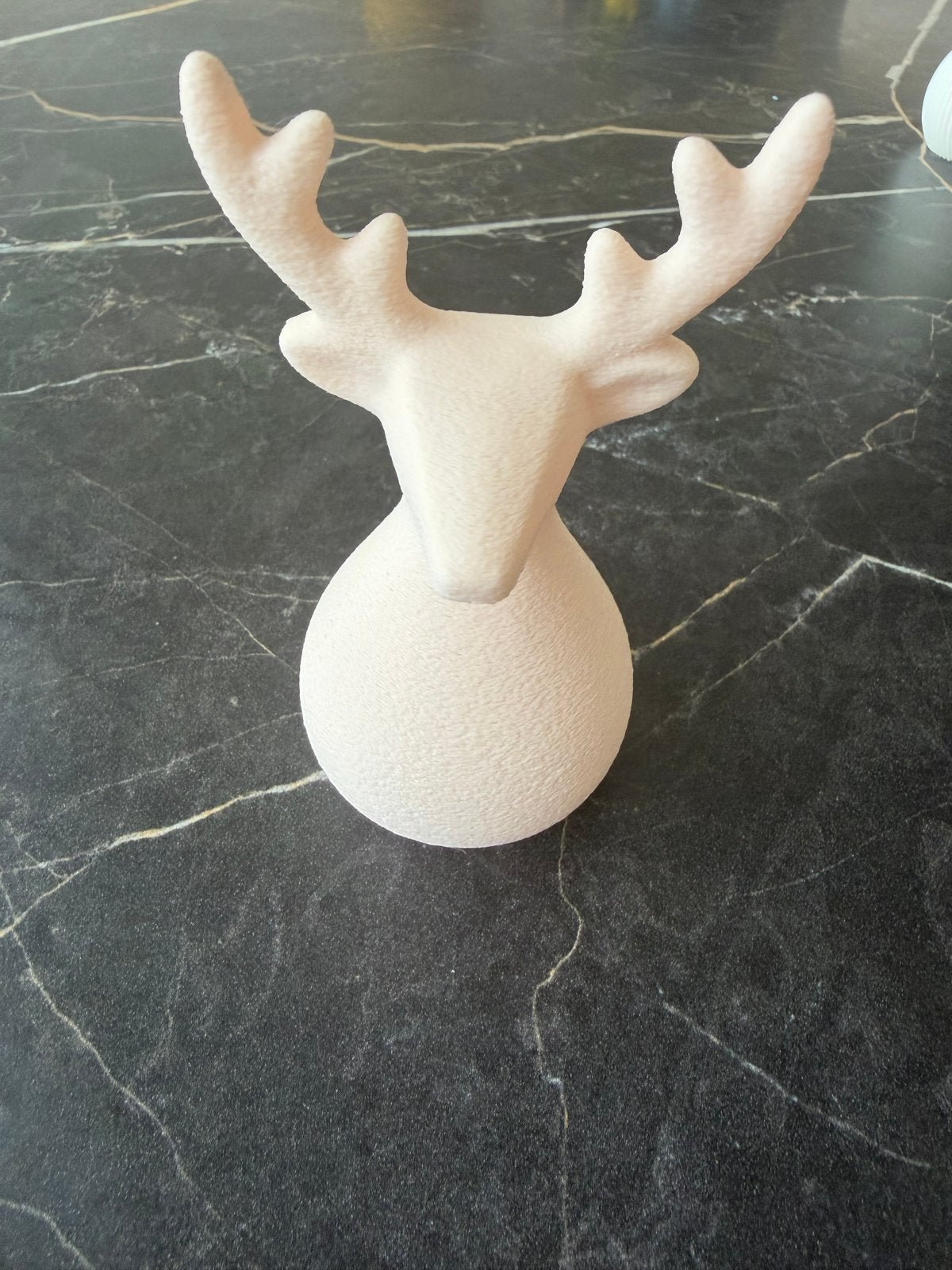 3D hertenkop kerst decoratie, Ophalen of Verzenden