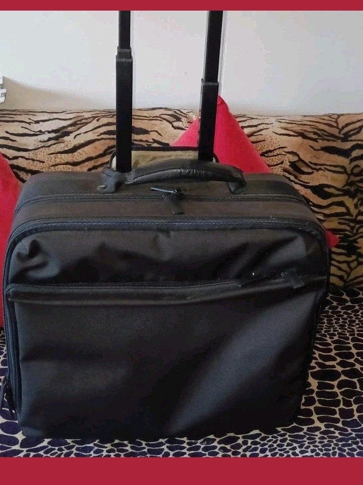 Koffer pilotenkoffer Leonhard Heyden, Zwart, Minder dan 35 cm, Ophalen of Verzenden, Zo goed als nieuw