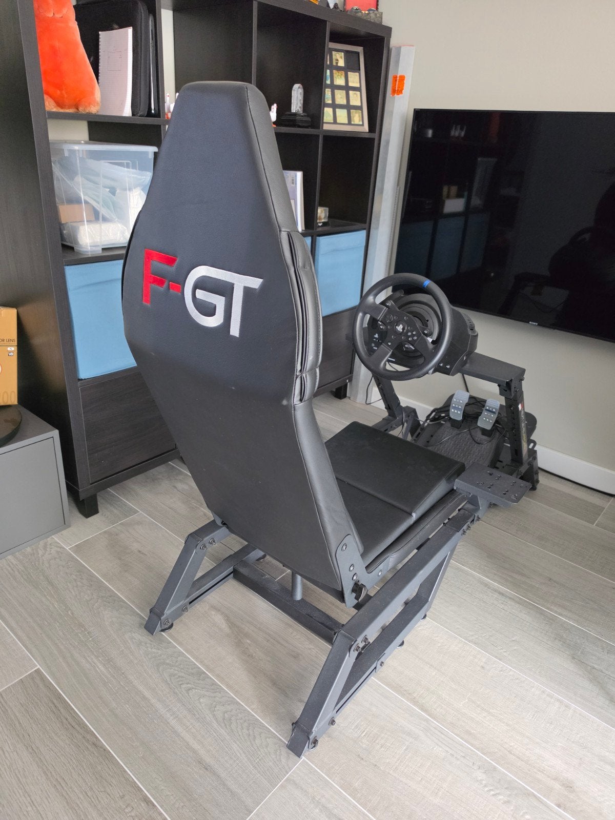 Next Level Racing F-GT Playseat met Thrustmaster T300, Ophalen of Verzenden, Zo goed als nieuw, Playseat of Racestoel, PlayStation 4