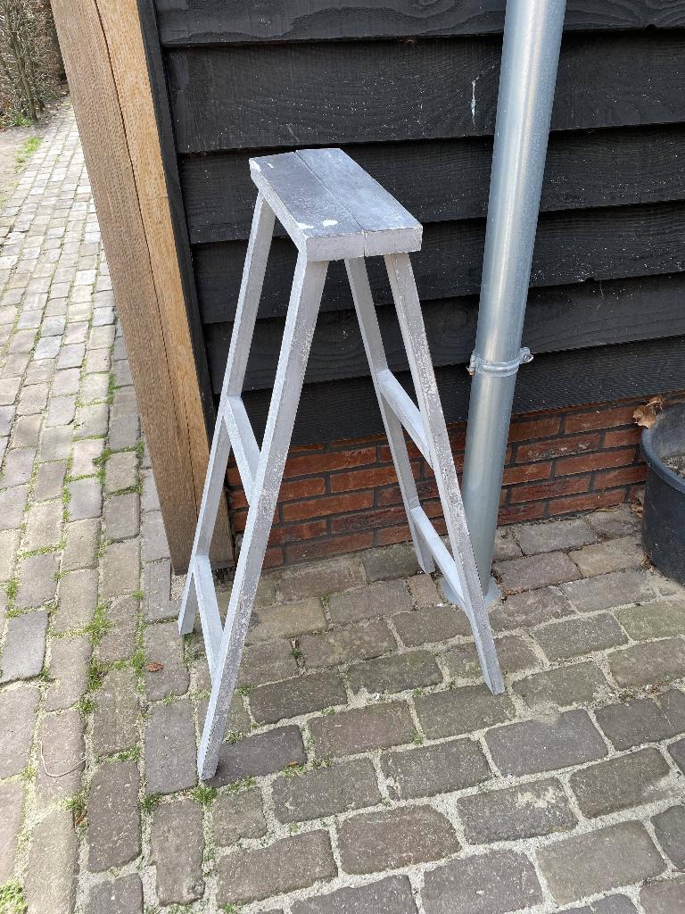 houten decoratieve ladder, Huis en Inrichting, Woonaccessoires | Wandplanken en Boekenplanken, Ophalen, Gebruikt