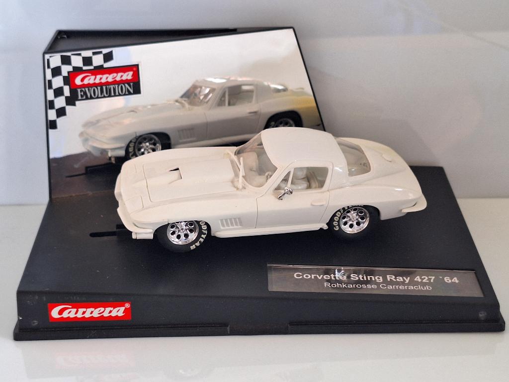 Carrera Evolution 2 X Corvette Stingray, Carrera, Ophalen of Verzenden, Carrera, Elektrisch