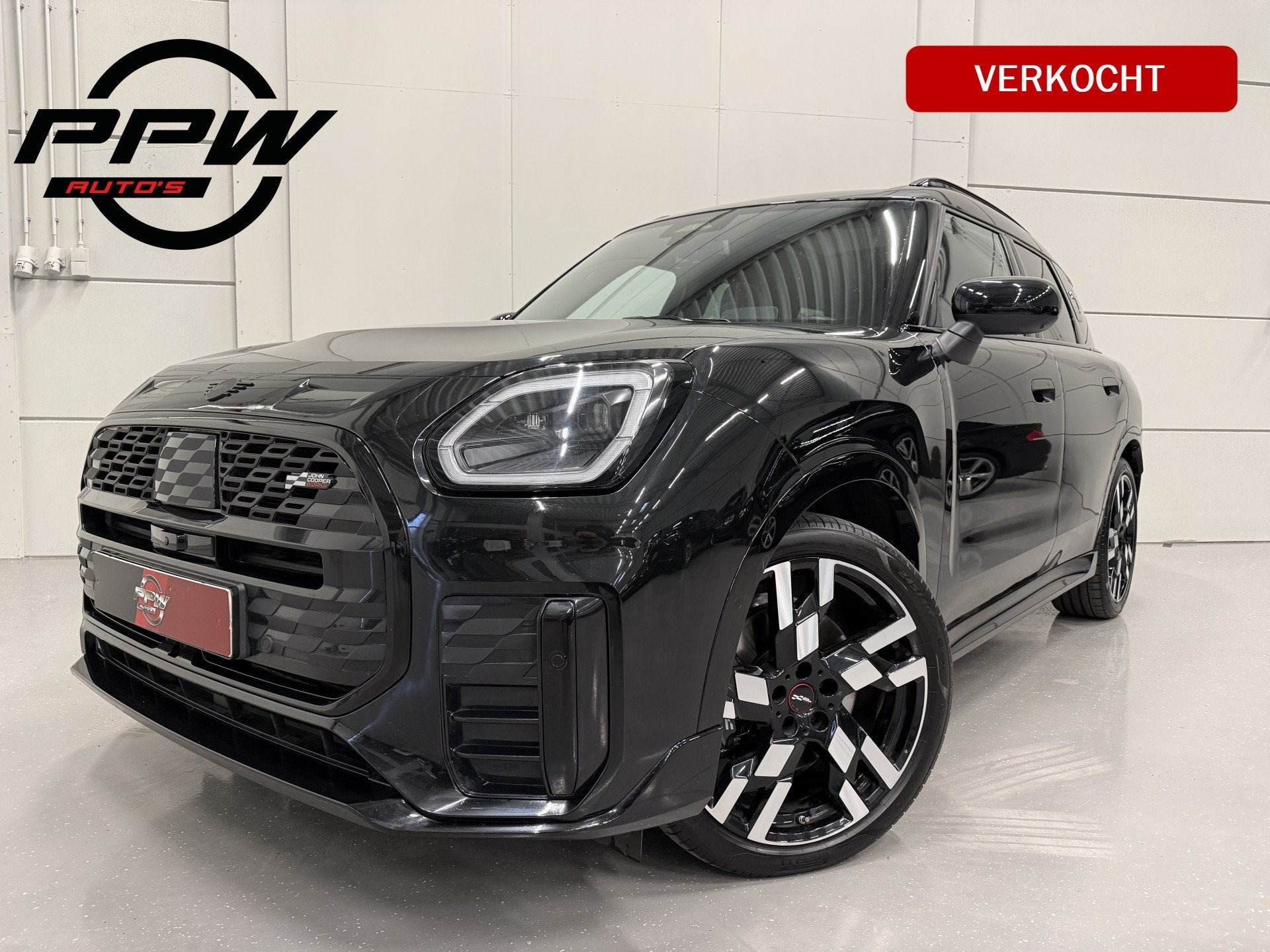 MINI Countryman 1.5 C John Cooper Works XL NWPRIJS 68k/PANO/, Gebruikt, Zwart, Met garantie (alle), Leder en Stof