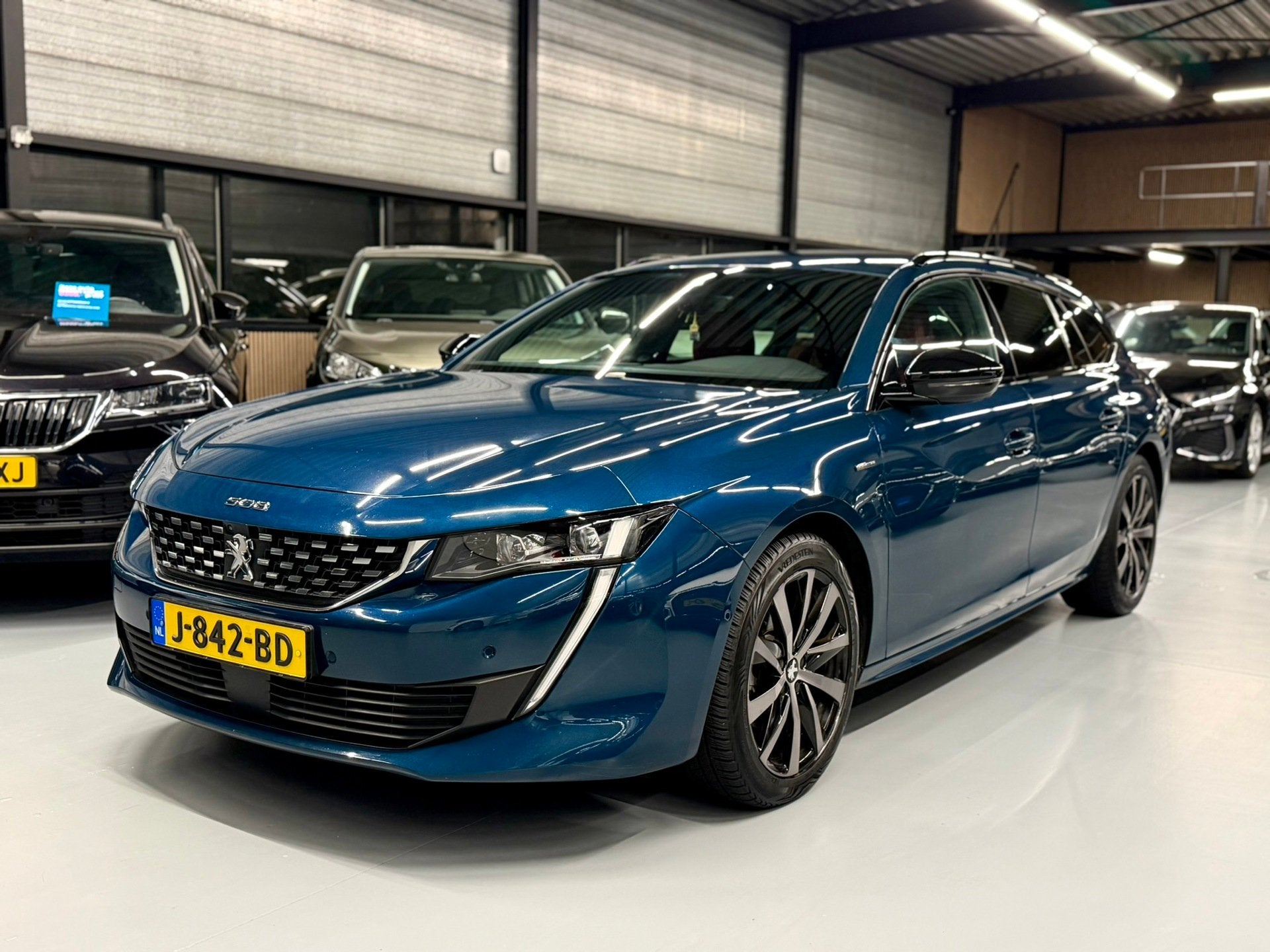 Peugeot 508 SW 1.6 PureTech Blue Lease GT Line Avantage, Auto's, Gebruikt, Euro 6, 4 cilinders, 181 pk
